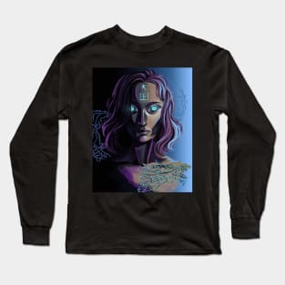 Girl and dragon Long Sleeve T-Shirt